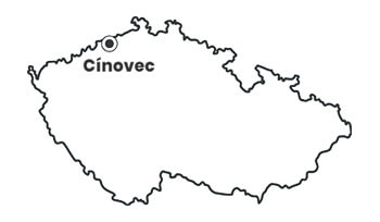 Mapka Cínovec Geomet